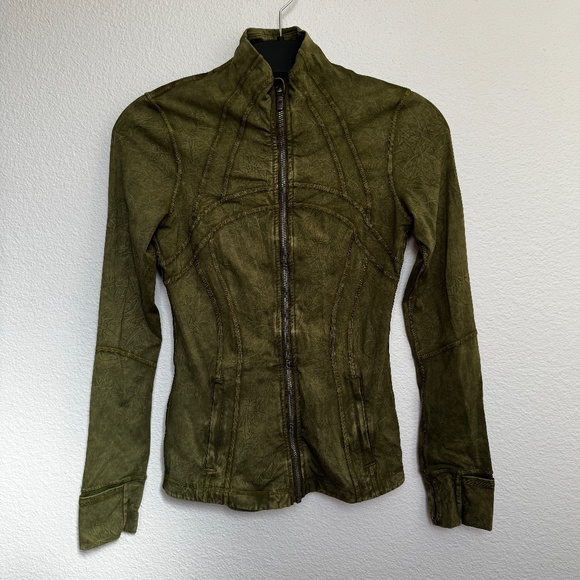 Lululemon- Olive Full Zip Jacket - Picture 1 of 2